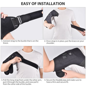 1Pcs Heat Therapy Hot Adjustable Shoulder Heating